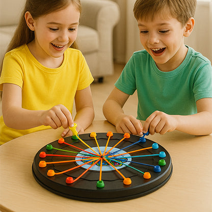 Jeu de société famille, Puzzle en corde torsadée améliore la coordination œil-main