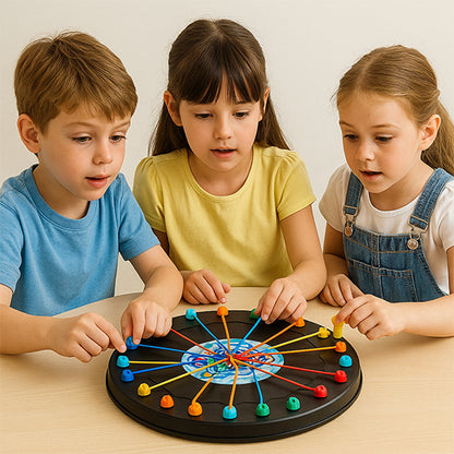 Jeu de société famille, Puzzle en corde torsadée, jeu d'imagination