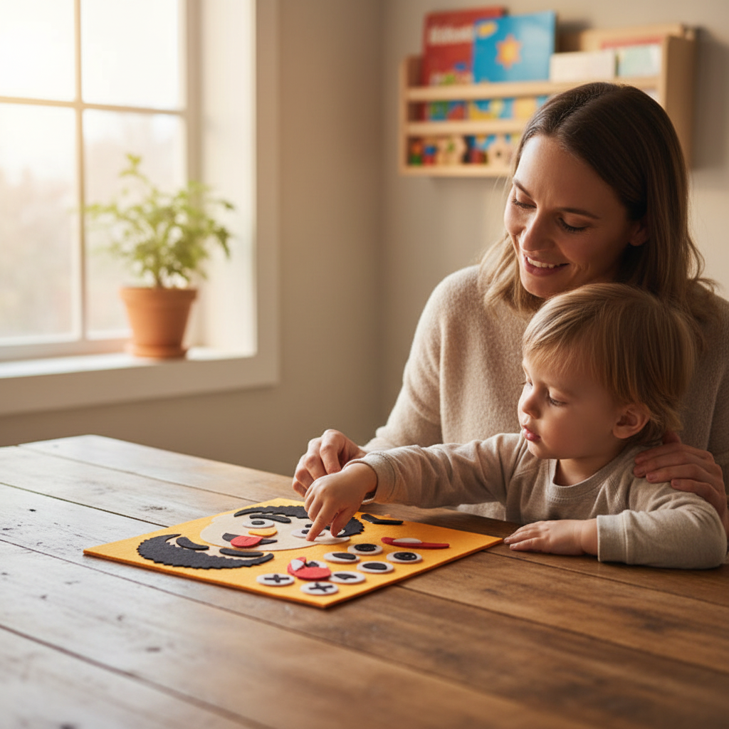 Parent et enfant jouant ensemble