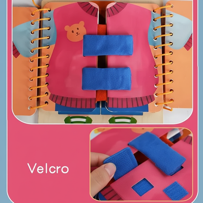 Détail velcro - Apprentissage tactile