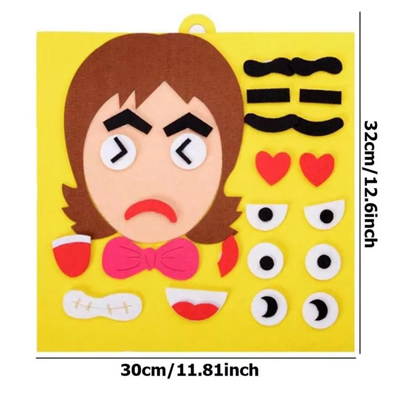 Jeu des emotions avec Planche varainte jaune