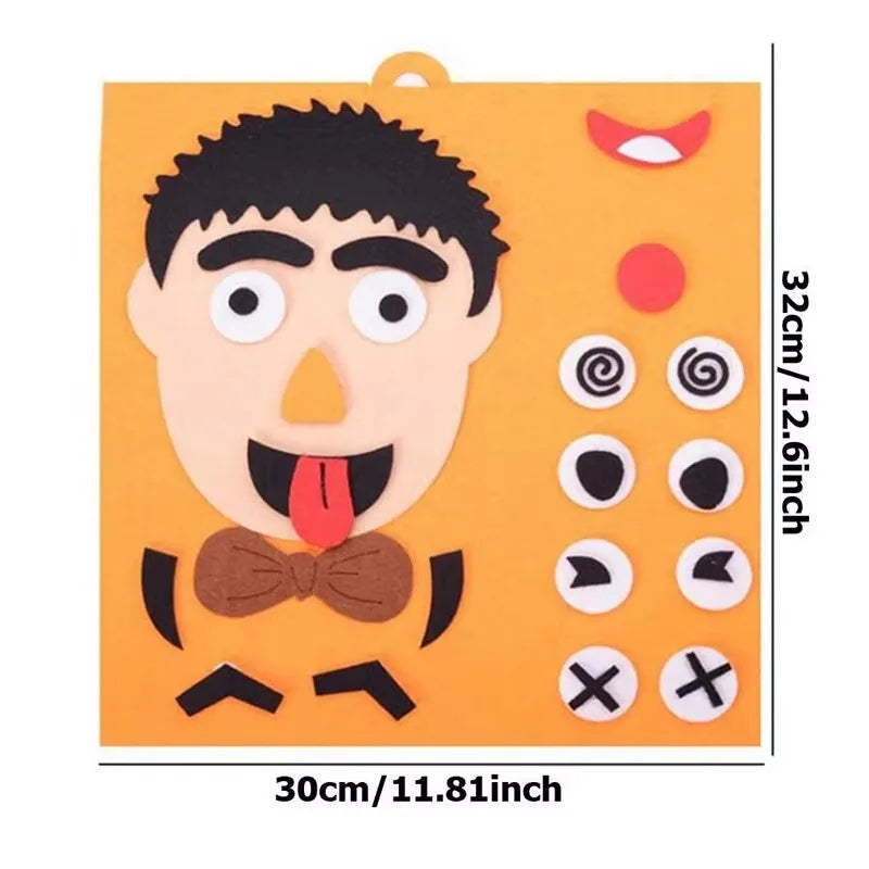 Jeu des emotions avec Planche varainte orange