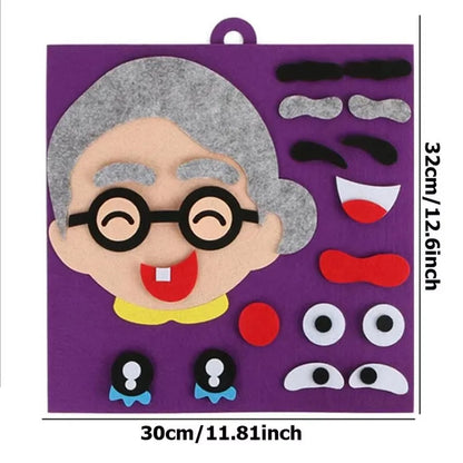 Jeu des émotions avec Planche varainte violet