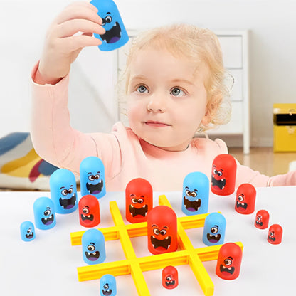 Jeu de societe famille Tic Tac Toe reconnaissane couleur