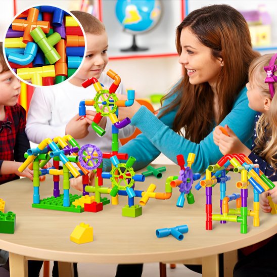  Jeux de Construction, système d'assemblage