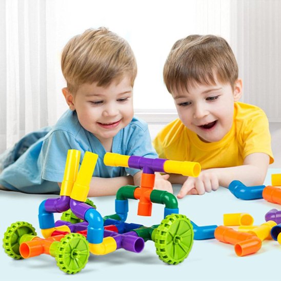  Jeux de Construction, blocs tubulaires
