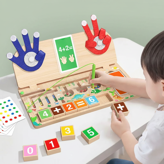 Jeux de Mathématiques, Coffret Montessori 3 en 1 