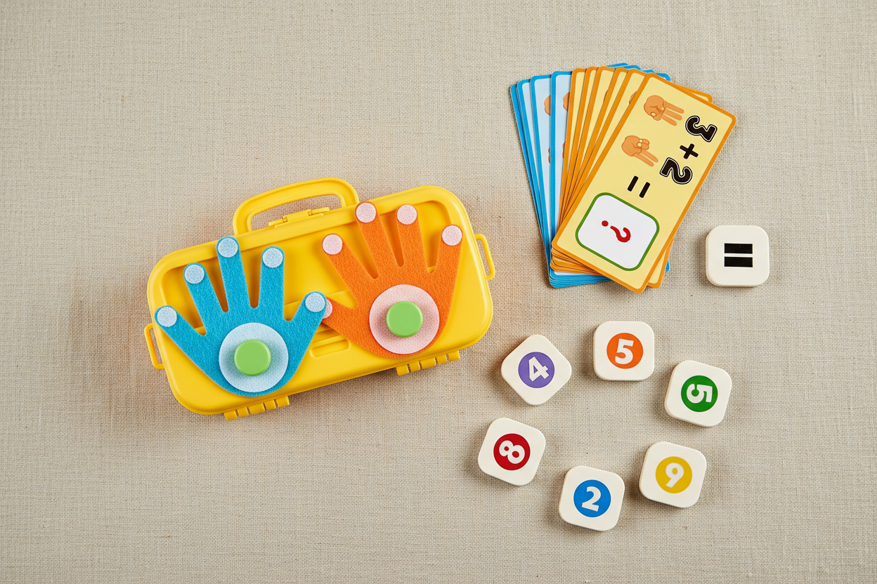 Jeux de maths enfants tactile coordination œil-main