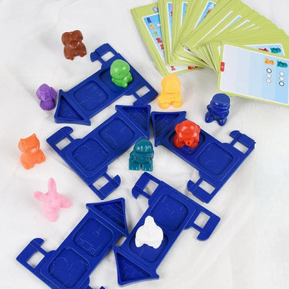 Jeux de société famille, coaching logique ensemble du jeu