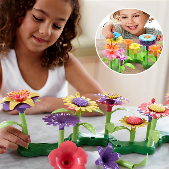 Jeux de Construction, Jardin de Fleurs, capacités créatives 