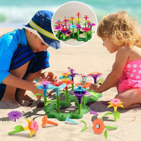 Jeux de Construction, Jardin de Fleurs, des jeux de groupe pour le développement des compétences sociales