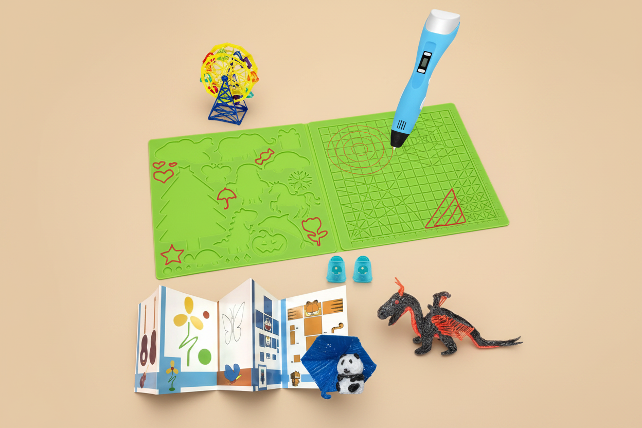 Kit complet tapis silicone stylo 3D 