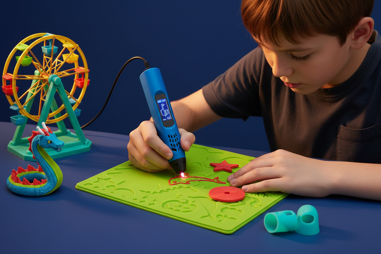 Tapis silicone stylo 3D