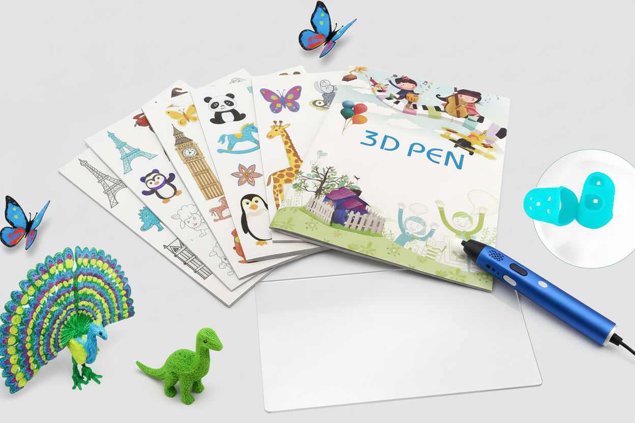 Livre pochoirs stylo impression 3D 