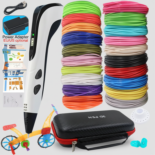 stylo impression 3D enfants 6–12 ans avec écran LCD
