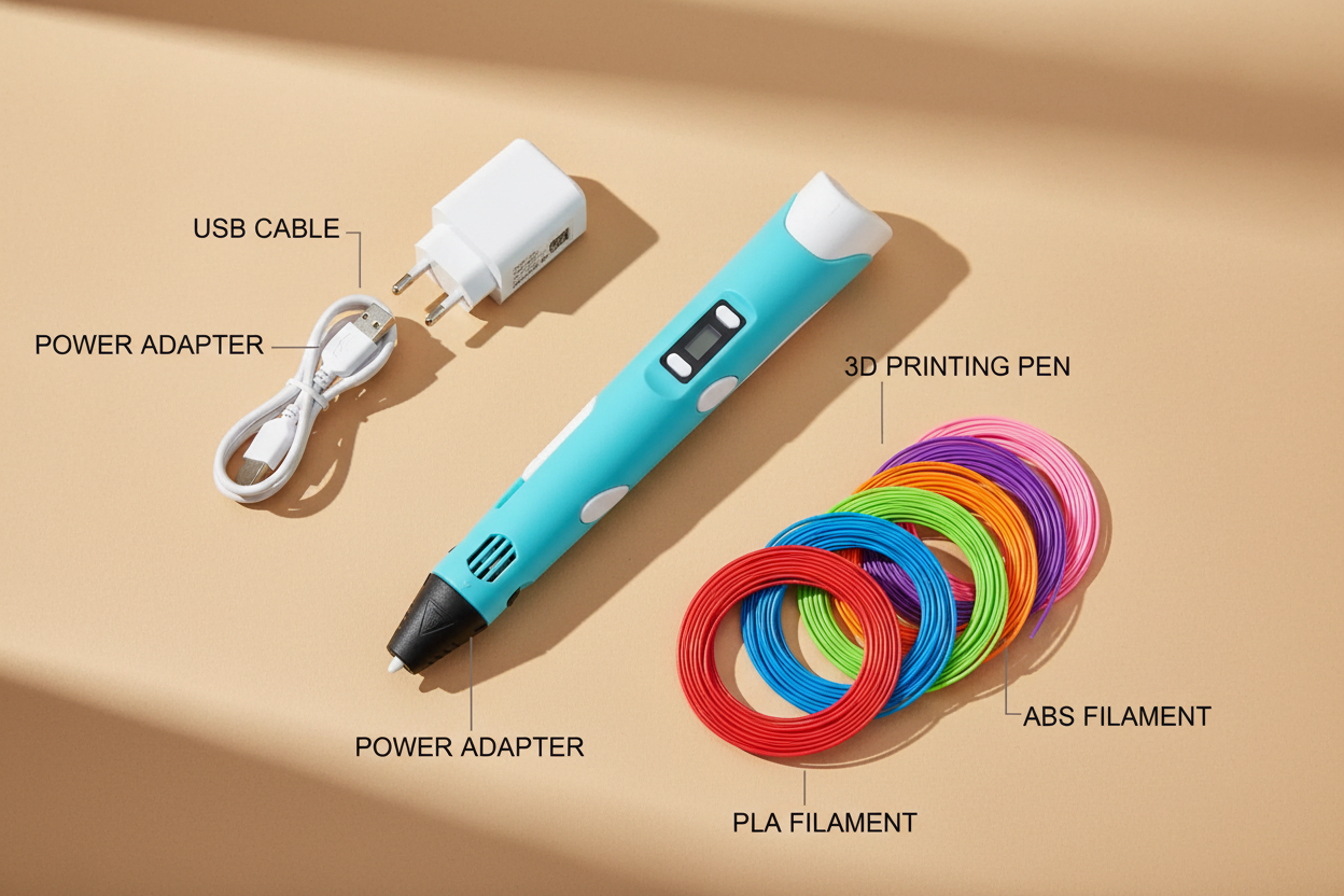 Kit complet stylo 3D PLA ABS