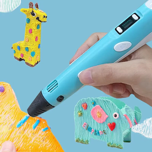 kit stylo impression 3D avec 25 m filament PLA pour débutants