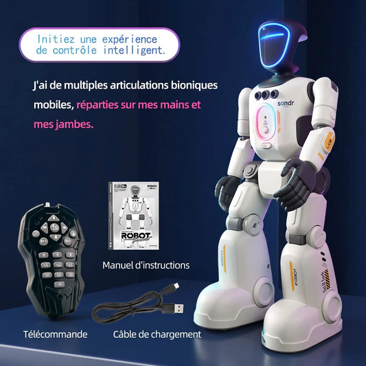 jouet robot télécommandé à détection de gestes