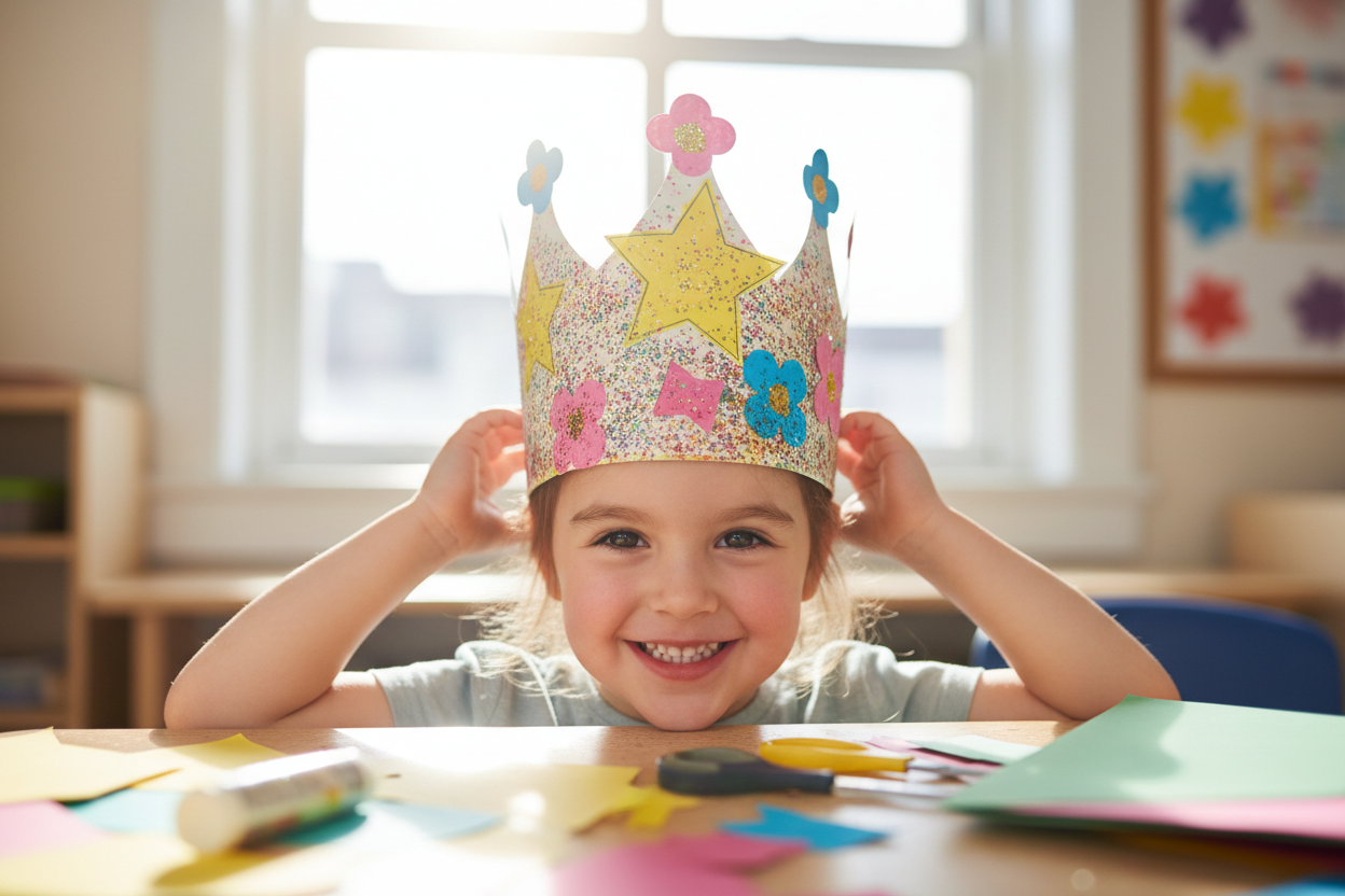 Kit DIY Créatif Enfant,   la Couronne  Tobefu