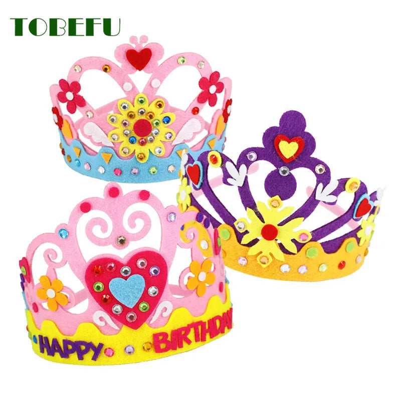 kit DIY de création de couronnes, un jouet éducatif complet 