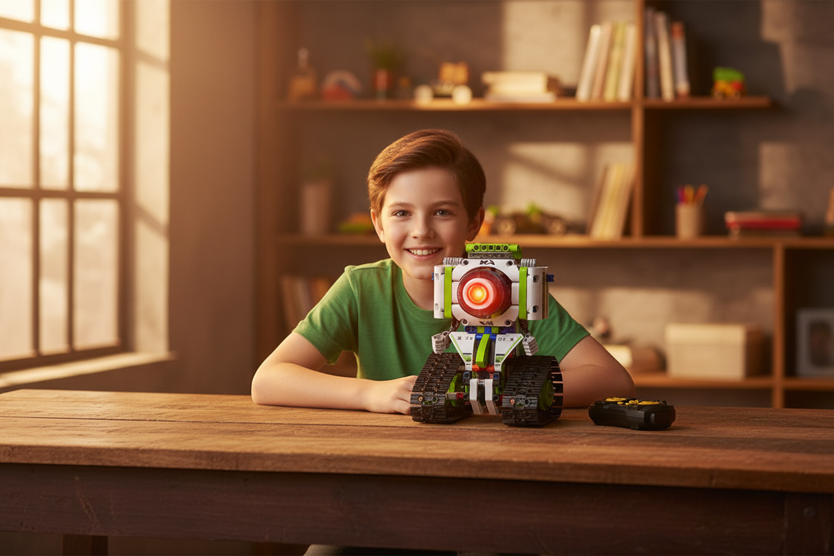 Kit robotique 5 en 1 STEM télécommande et application