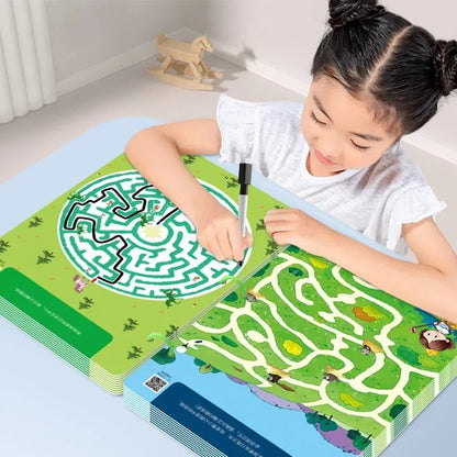 Livre enfant, Jeu de Labyrinthe avec Stylo de contrôle