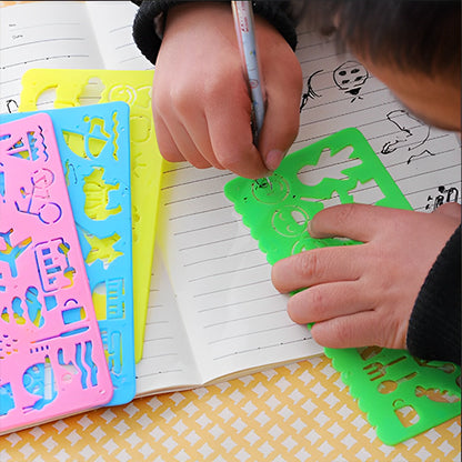 Matériel de dessin, Pochoir de peinture, jeu créatif