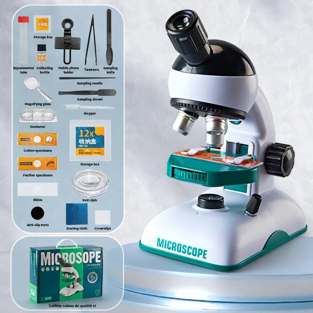 Kit complet avec tous les accessoires scientifiques