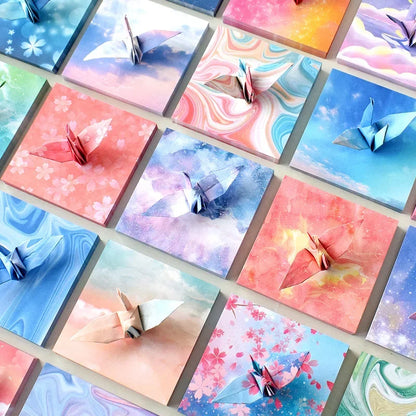  Papier Origami à motifs galaxie
