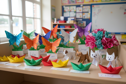 Papier Origami : Créations variées possibles