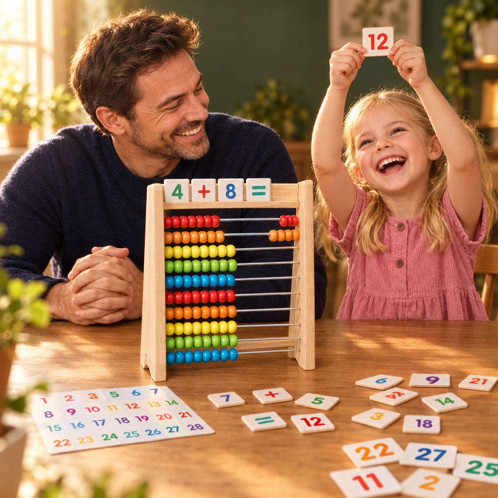 Matériel pédagogique Montessori pour les maths