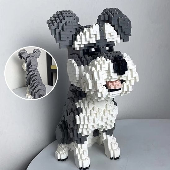Puzzle 3D Nanoblocs Husky Sibérien aide à cultiver la persévérance 
