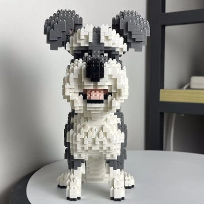 Puzzle 3D Nanoblocs Husky Siberien , couleur blanche