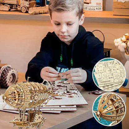 Puzzle 3D, Voiture en Bois, développement de la dextérité