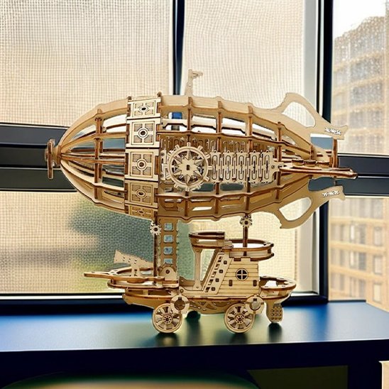 Puzzle 3D, Voiture en Bois, un objet décoratif pour le salon, le bureau