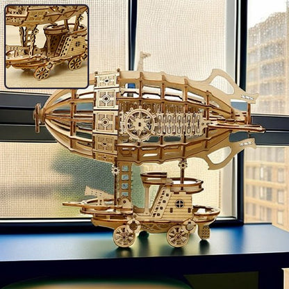 Puzzle 3D Voiture en Bois, jeu de construction spatiale.