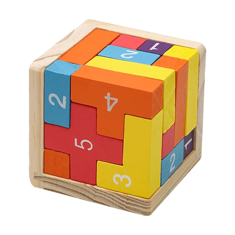 Cube luban en couleur