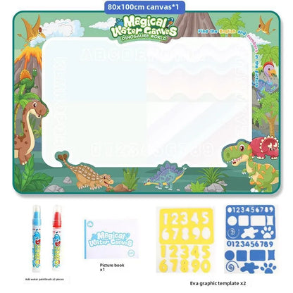 Tapis dessin peinture à l’eau pour enfants | Réutilisable | 100×80 ou 150×100 cm | Zéro Tache | 3-7 ans