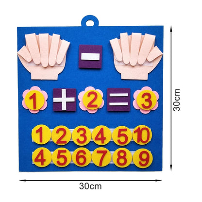 Boulier en Bois pour Enfants — Abaque Montessori 100 Perles + 110 Cartes Mathématiques