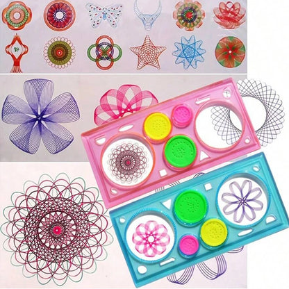 Jouet Dessin Spirographe 3D – Kit Artistique Rosaces Géométriques | 8-14 ans