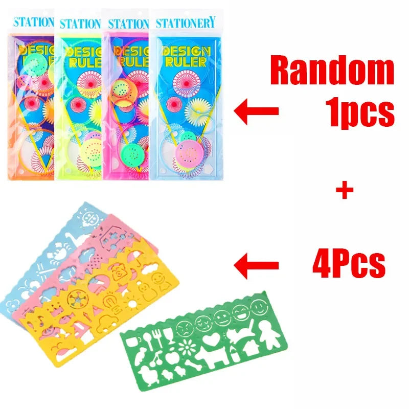 Kit Spirographe Enfant – Jouet Dessin Géométrique Créatif 4-12 ans