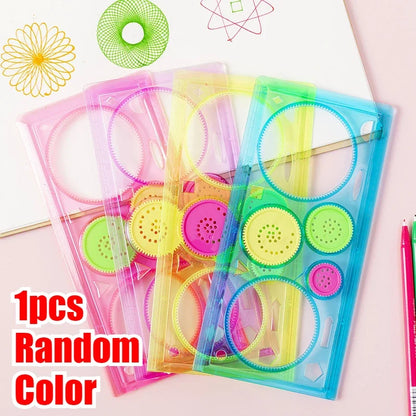 Kit Spirographe Enfant – Jouet Dessin Géométrique Créatif 4-12 ans