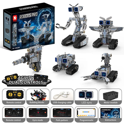 Jouet Robot pour Enfants 8-12 ans | Kit STEM 5 en 1 — 421 Pièces Télécommande & App
