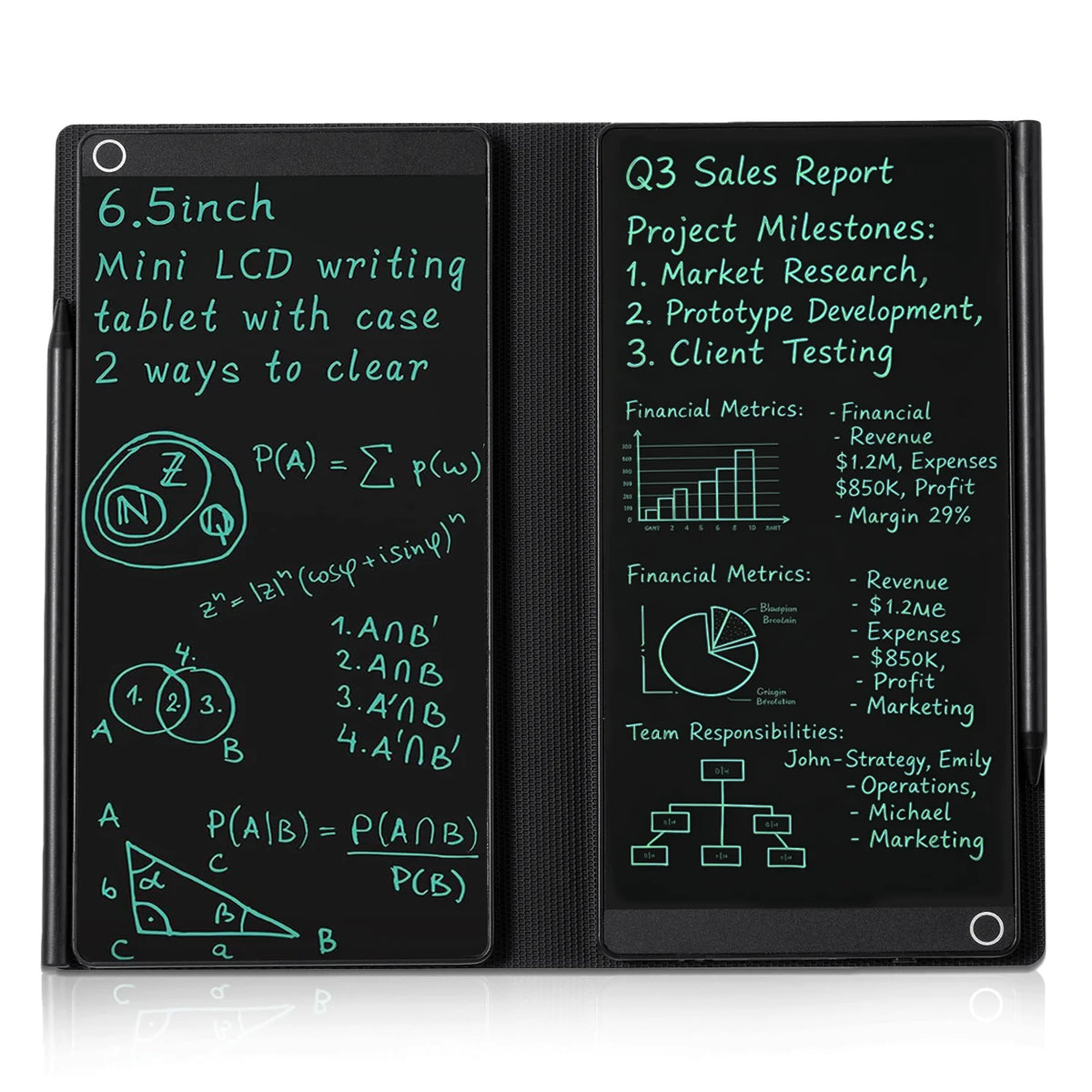 Tablette d'écriture LCD miniature 6,5 pouces | ÉcoNote