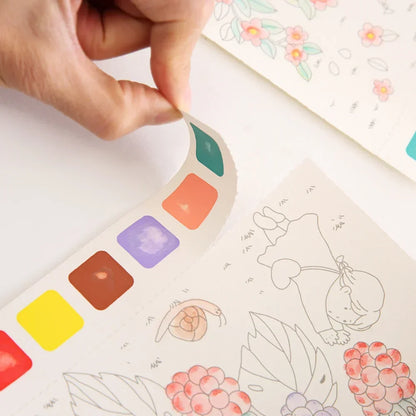 Cahier Dessin - Livre de Peinture à l'Aquarelle