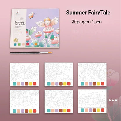 Cahier Dessin - Livre de Peinture à l'Aquarelle