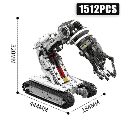 Jouet Robot pour Enfants 8-12 ans | Bras Robotique Programmable 1512 Pièces — Sci-Fi Mech Arm RC