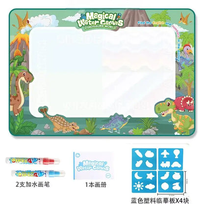Tapis de Dessin Magique à l'Eau – Ardoise Réutilisable Montessori 3-12 ans