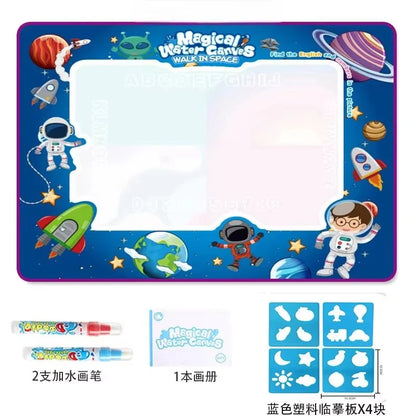 Tapis de Dessin Magique à l'Eau – Ardoise Réutilisable Montessori 3-12 ans