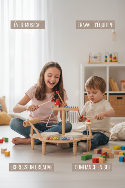 jouet musical éducatif, éveil musical Montessori